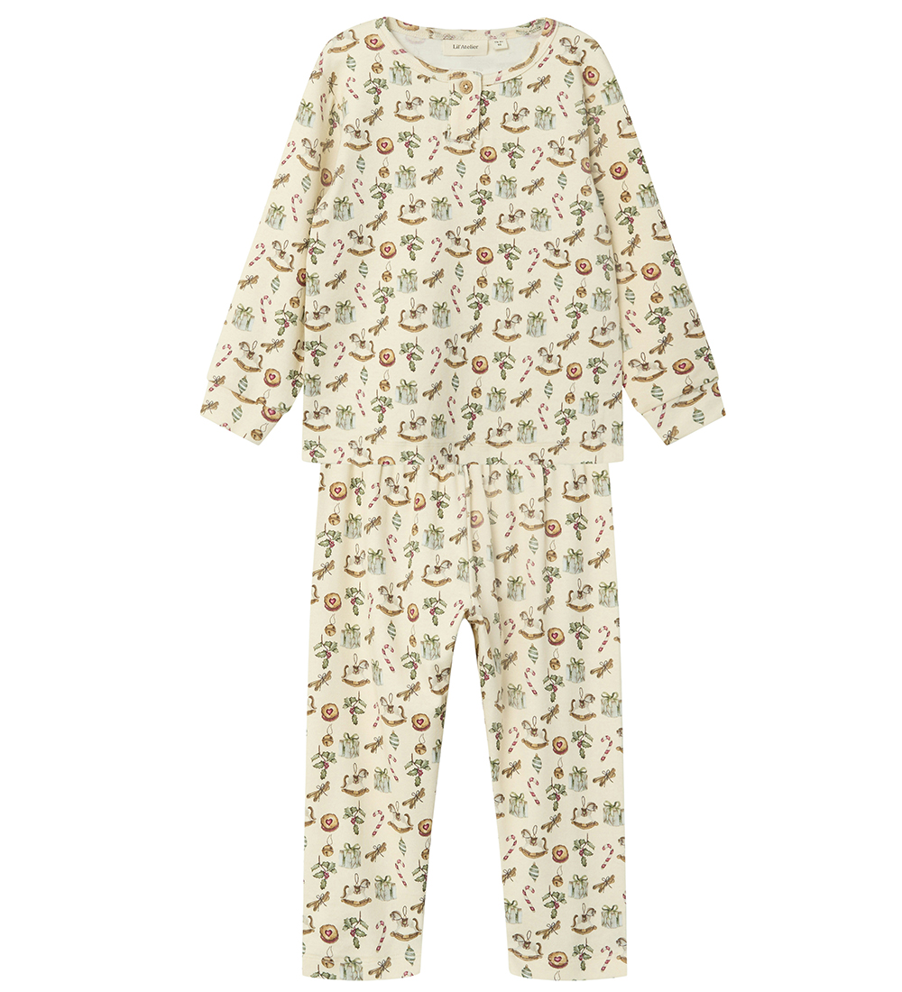 Lil' Atelier Pyjama Set - 2 Parts - NmnGio - Turtledove