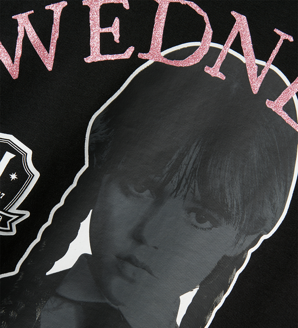 Name It Kapuzenpullover - NkfAda Wednesday - Schwarz