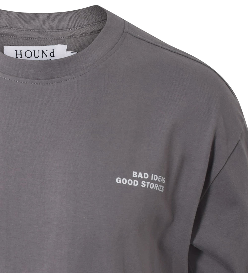 Hound T-shirt - Dark Grey w. Print