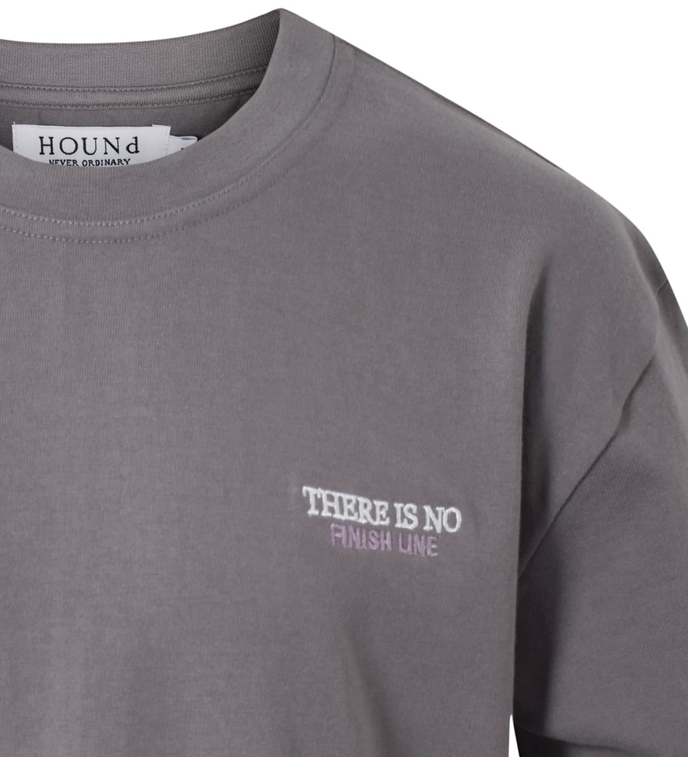 Hound T-shirt - Dark Grey w. Print