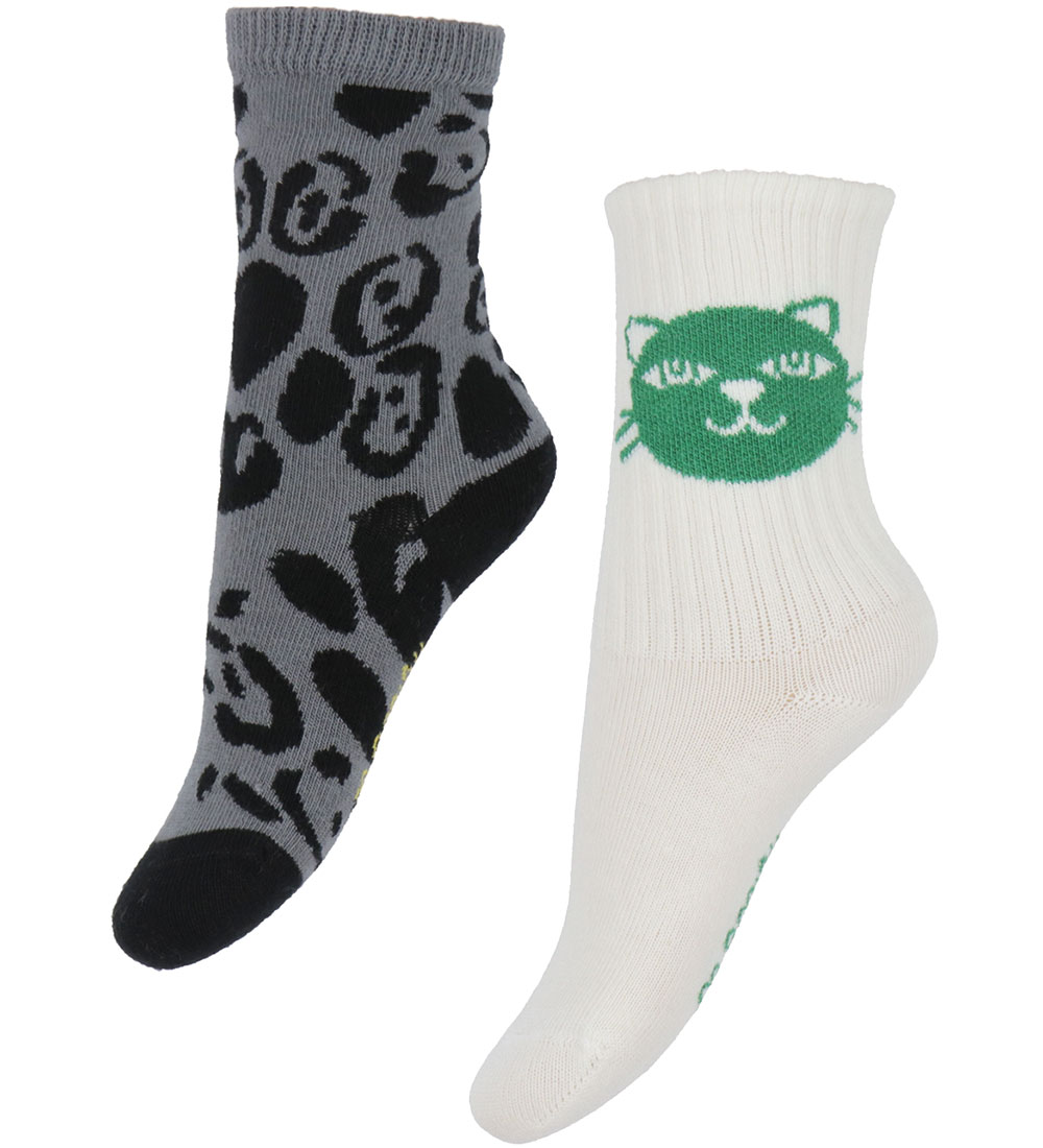 Mini Rodini Socks - 7-Pack - Cats - Multi
