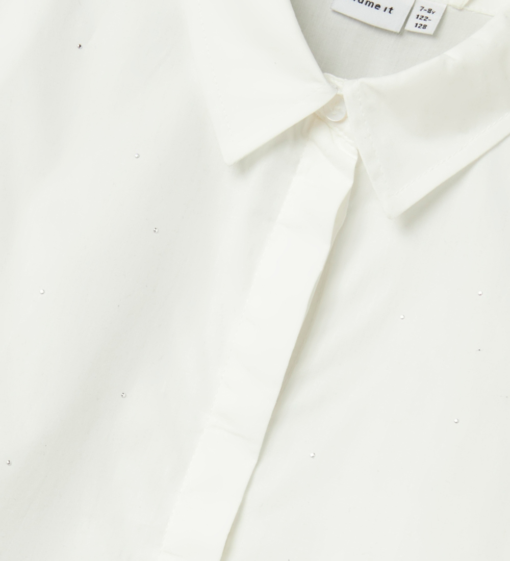 Name It Skyrta - NkfOlara - Bright White/Studs