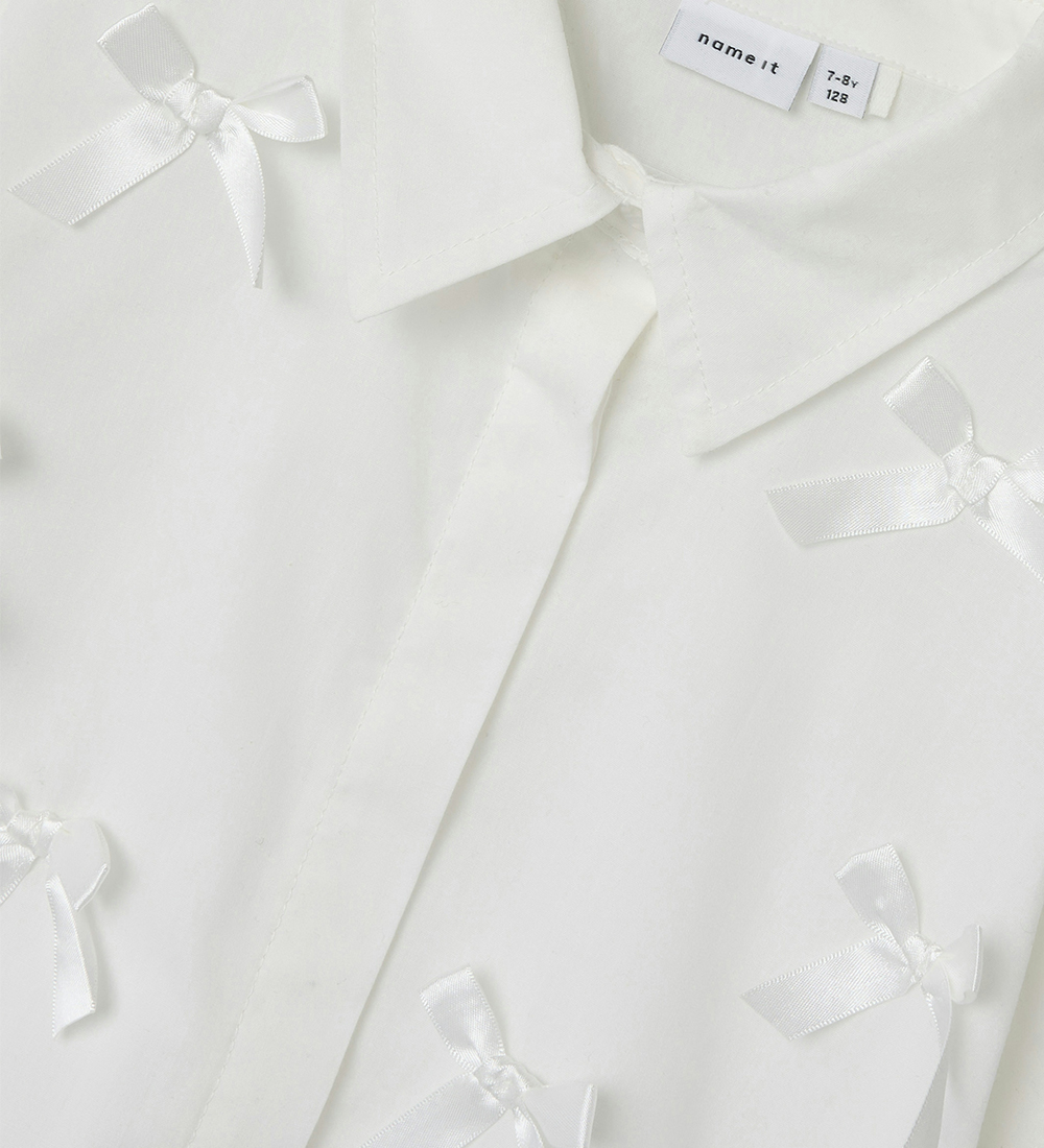 Name It Shirt - NkfOlara - Bright White/Bow
