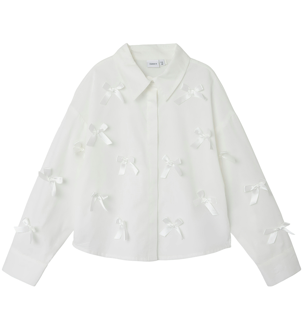 Name It Shirt - NkfOlara - Bright White/Bow
