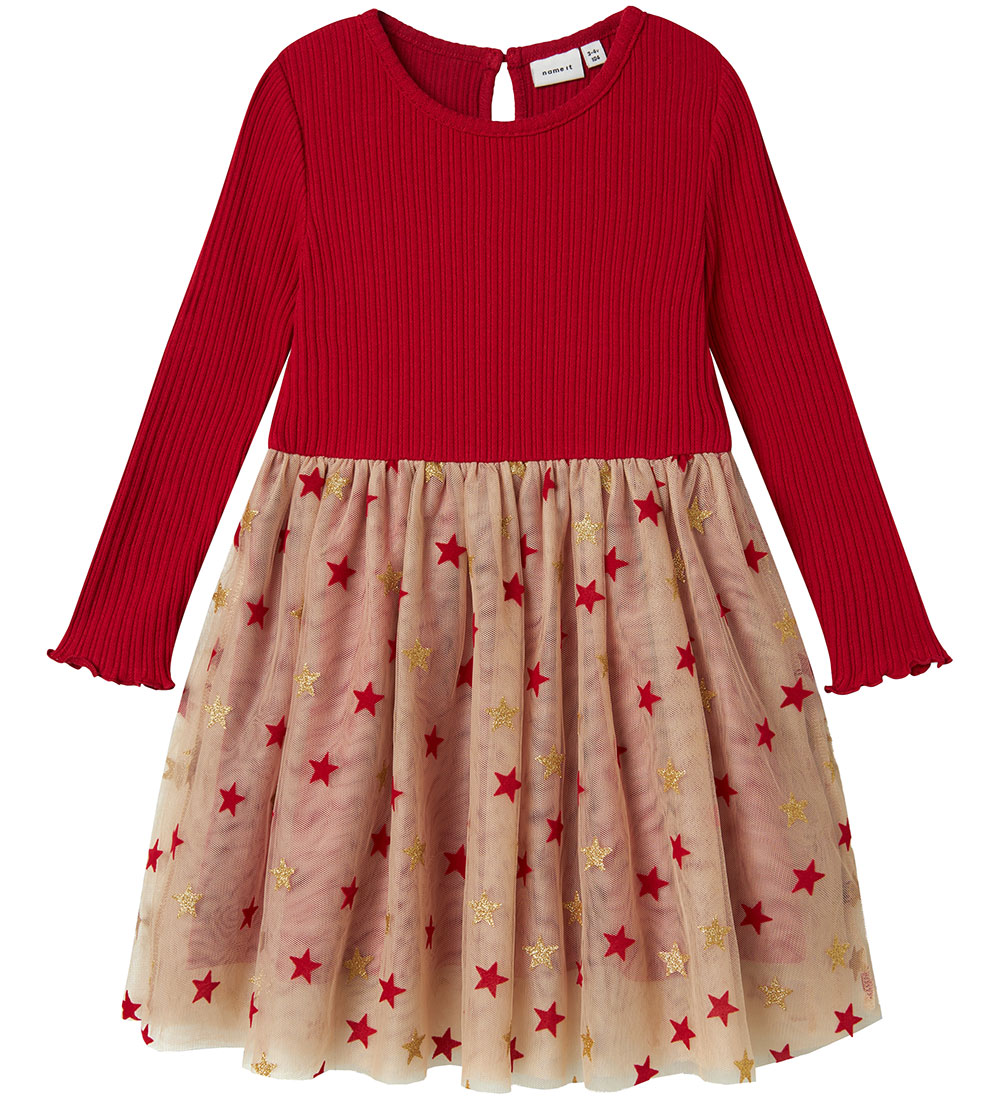 Name It Dress - NmfRaven - Jester Red