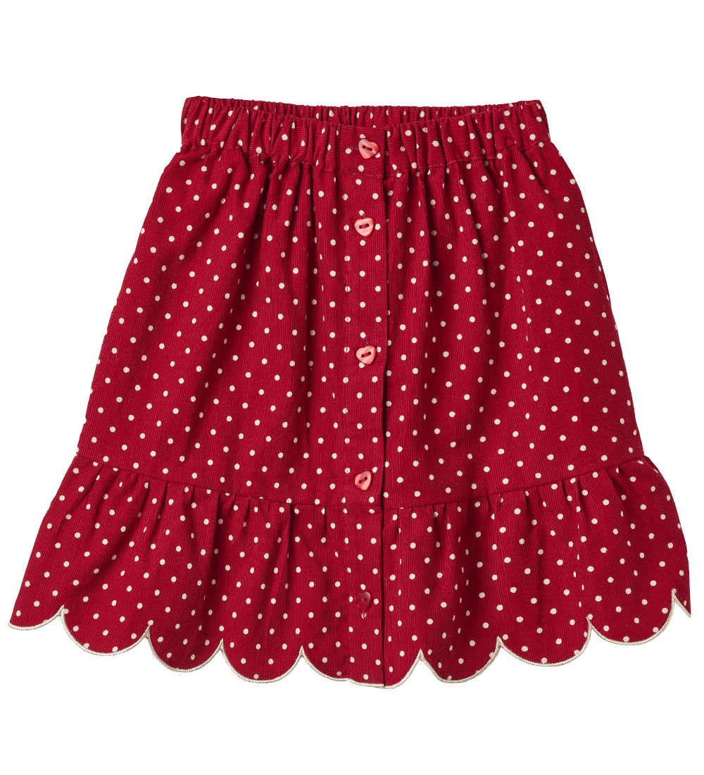 Fliink Skirt - Corduroy - Dolly Dot - Pompeian Red