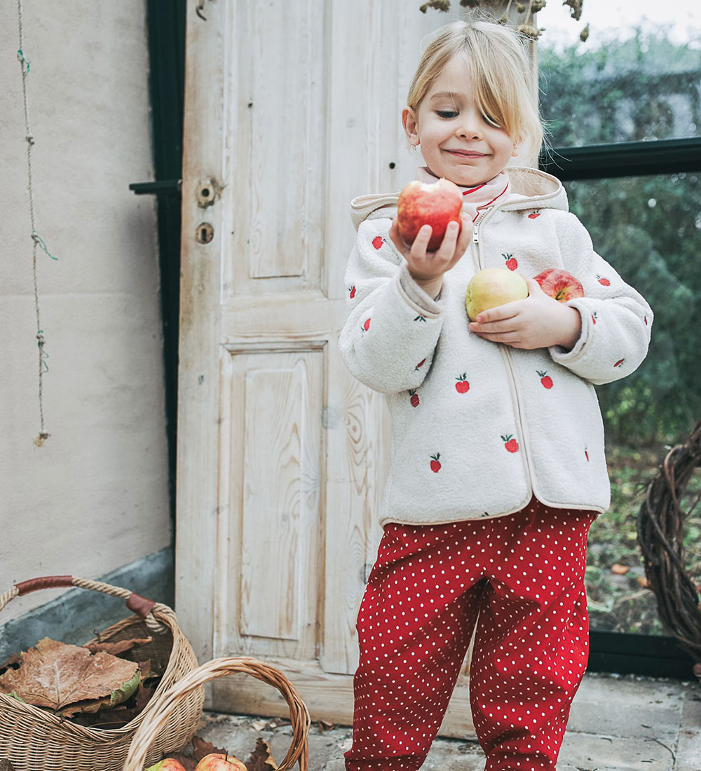 Fliink Trousers - Corduroy - Dolly Dot - Pompeian Red