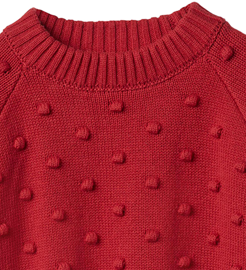 Fliink Blouse - Knitted - Bon Dot - Pompeian Red