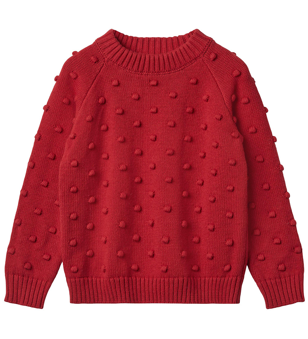 Fliink Blouse - Knitted - Bon Dot - Pompeian Red