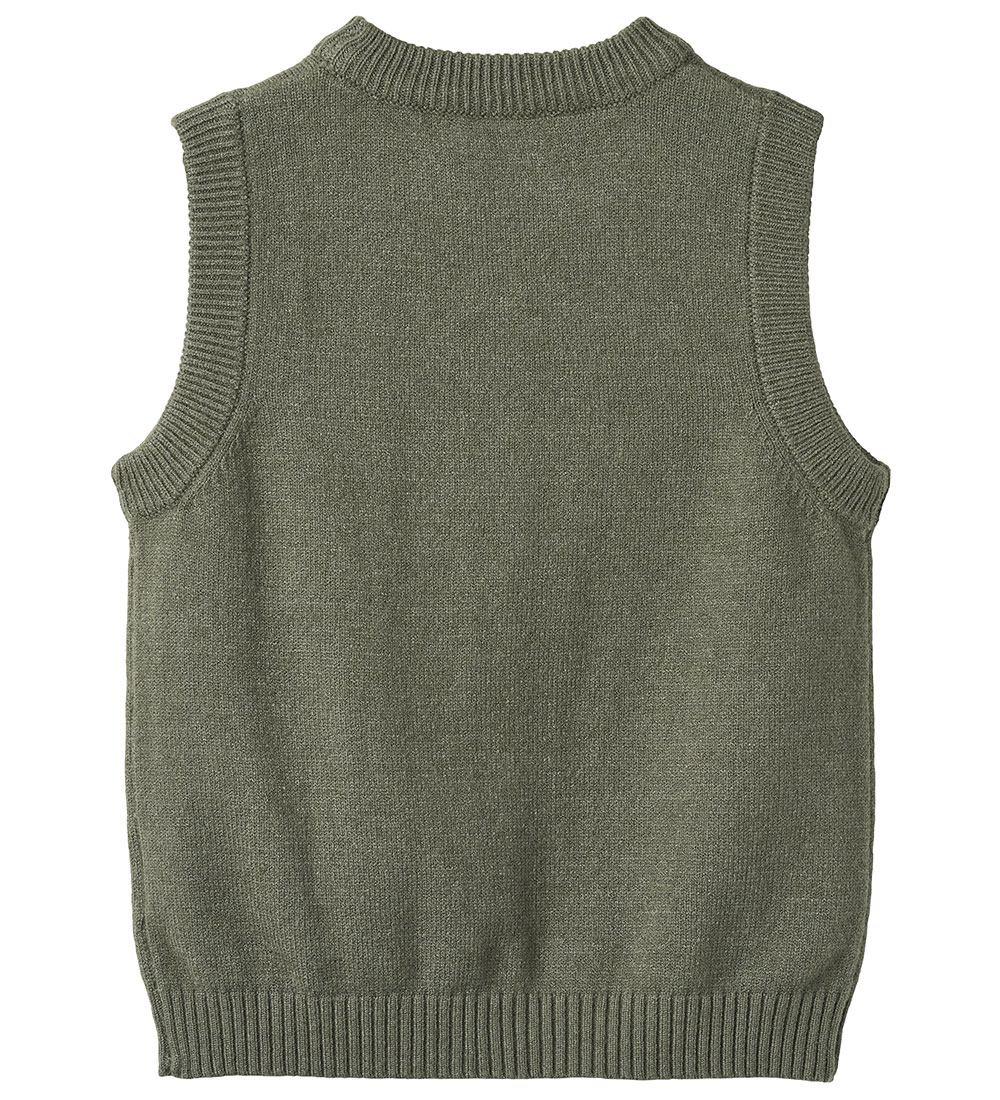 Fliink Waistcoat - Knitted - Benna Mushroom - Beetle