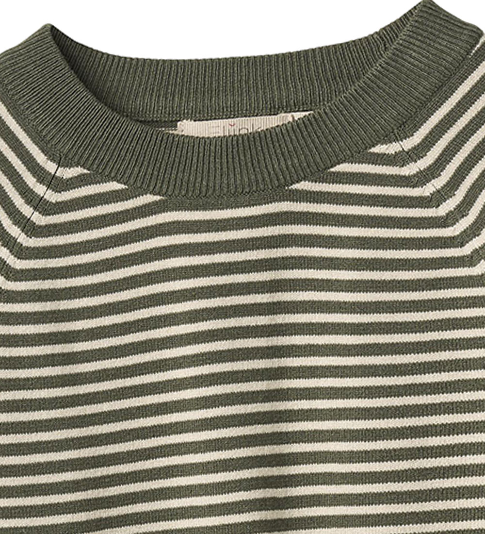 Fliink Blouse - Knitted - Favo - Beetle Stripe