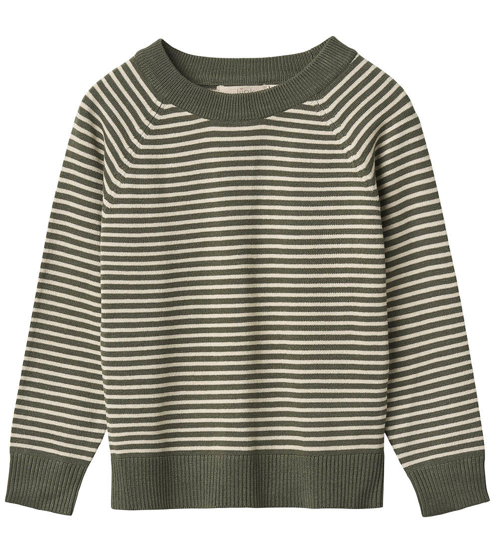 Fliink Blouse - Knitted - Favo - Beetle Stripe