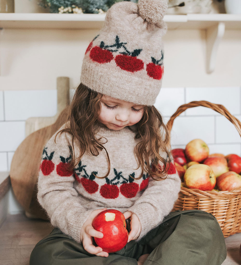 Fliink Blouse - Knitted - Wool - Star Apple - Sandshell