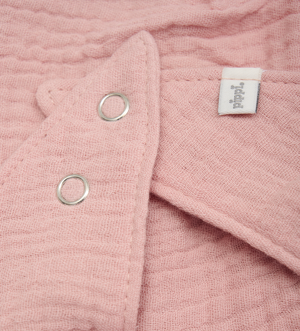 Pippi Teething Bib - 2-Pack - Rose Tan