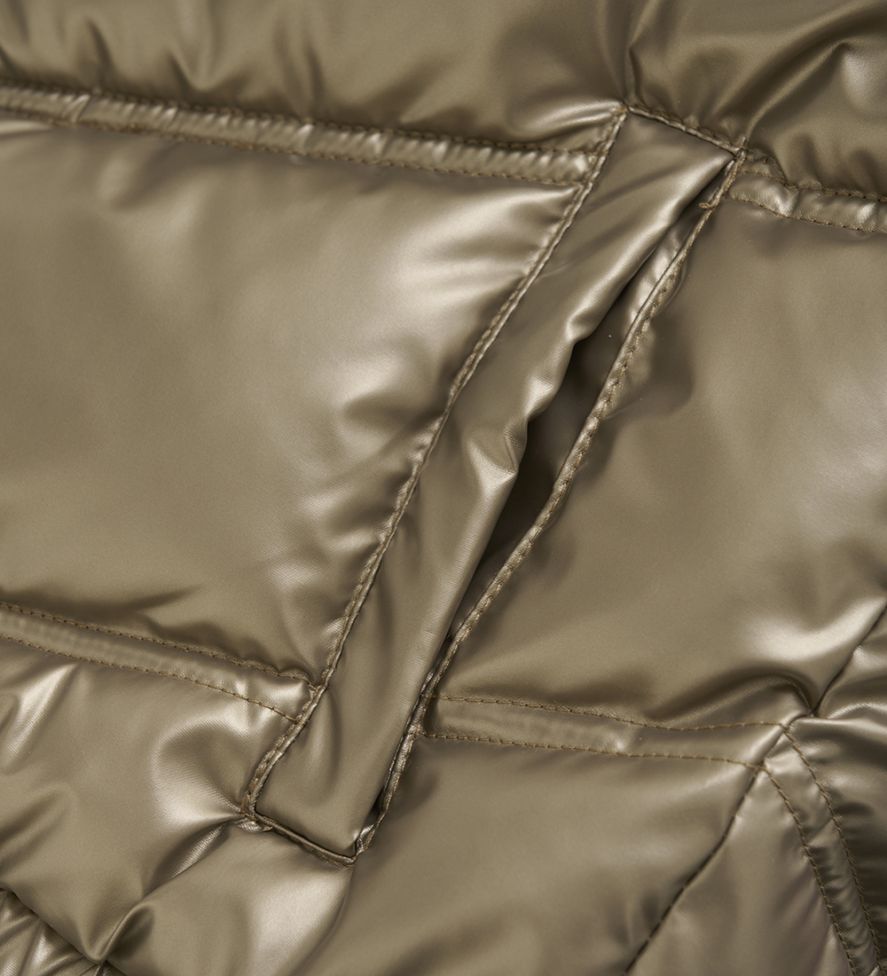 Creamie Steppjacke - Metallic - Pale Gold