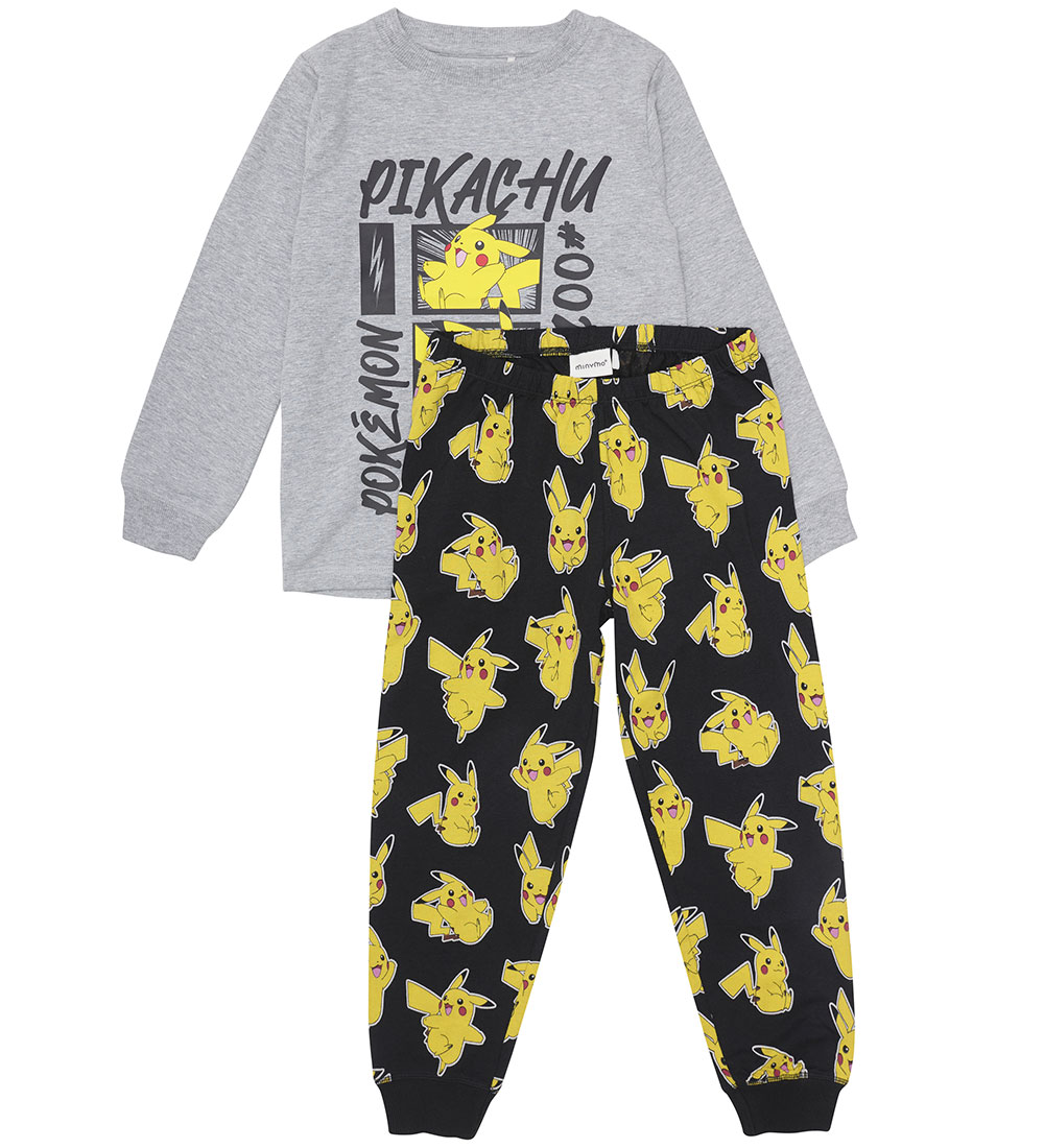 Minymo Pyjama Set - Pokémon - Grey Melange