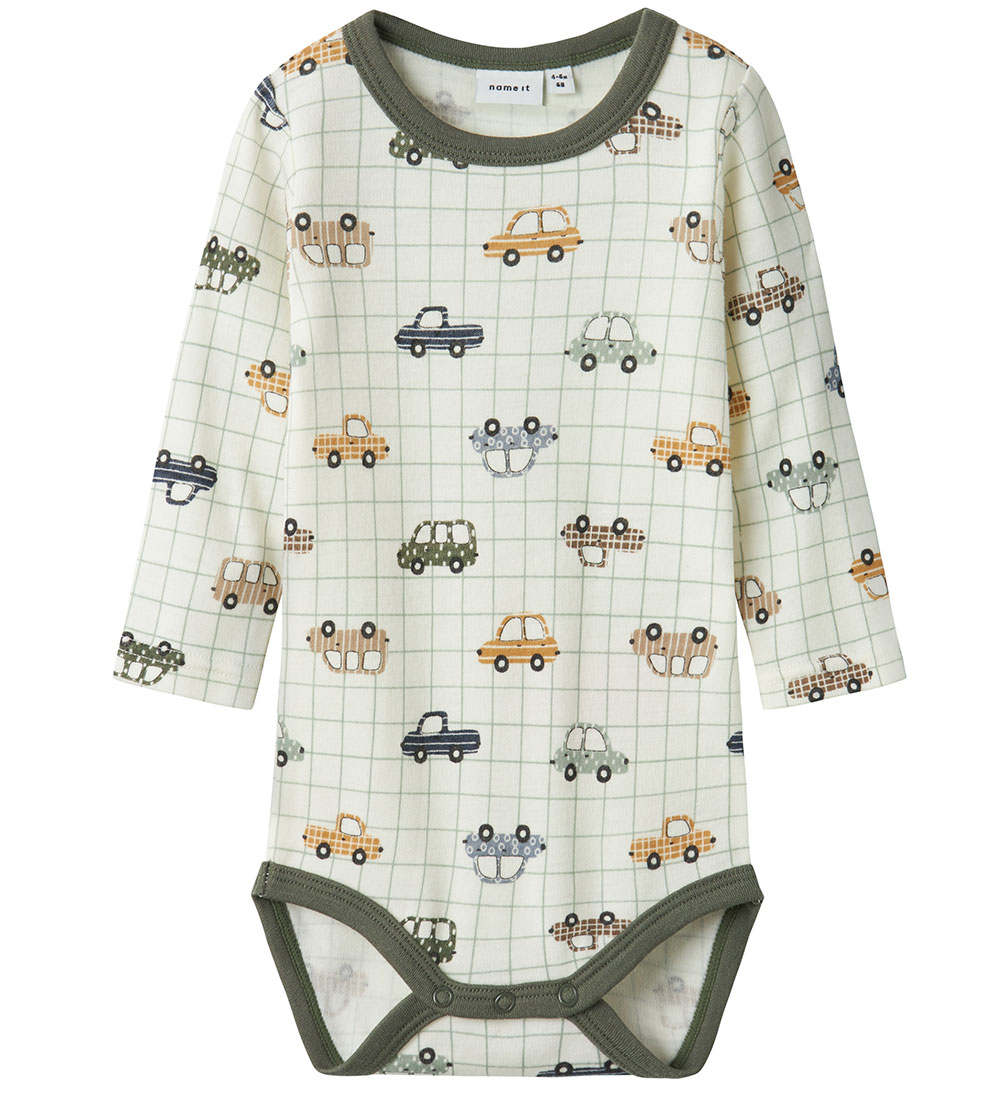 Name It Bodysuit L/æ - Wool - NbmWillow - Snow White