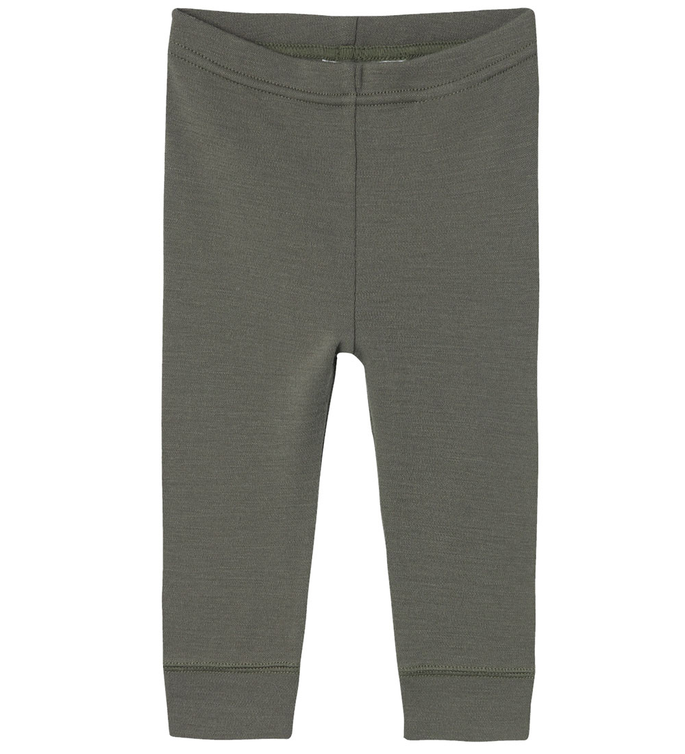 Name It Leggings - Wool - NbmWillow - Mulled Basil