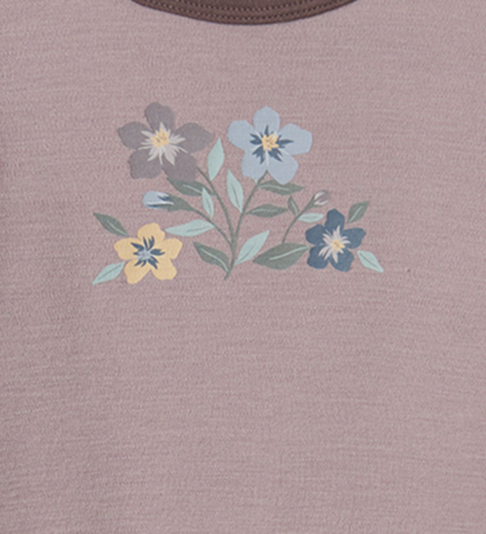 Name It Romper L/æ - Wol - NmfWillow - Purple Dove