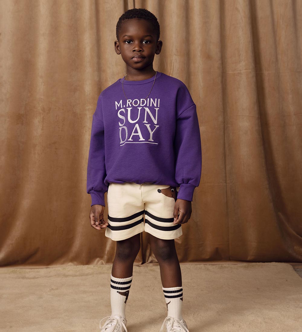 Mini Rodini Sweatshirt - Sunday - Purple