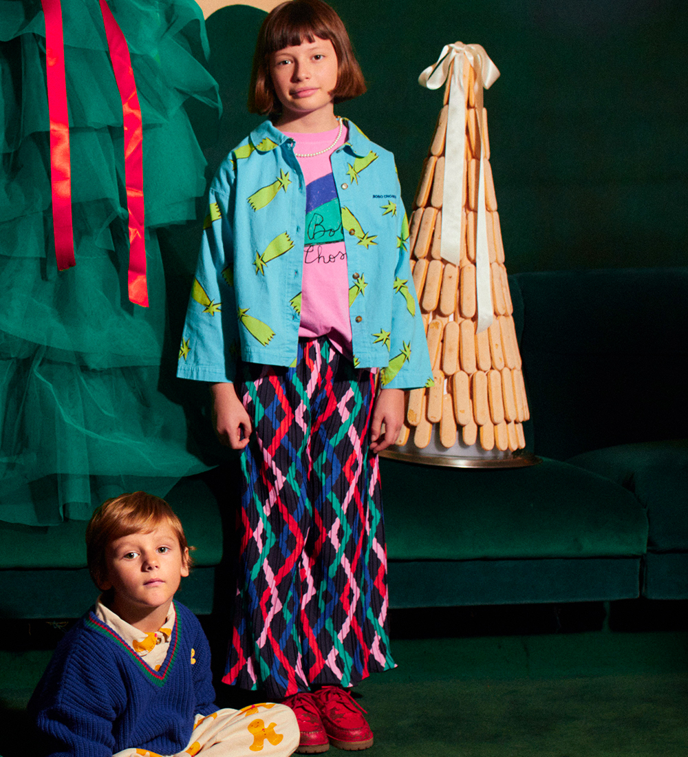 Bobo Choses Trousers - Garland Flared - Midnight Blue