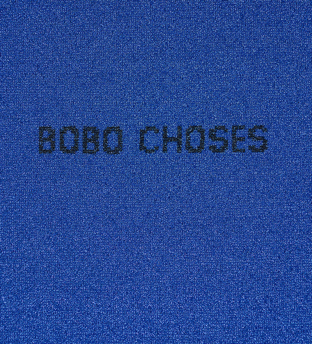 Bobo Choses Bluse - Turtle Hals - Navy Blue m. Glitzer