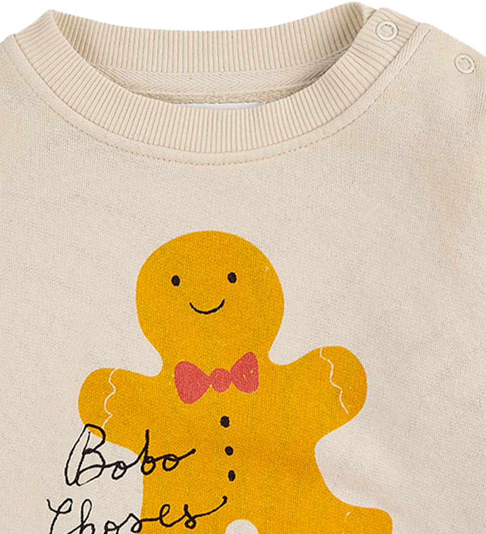 Bobo Choses Sweatshirt - Baby Gingerbread - Offwhite