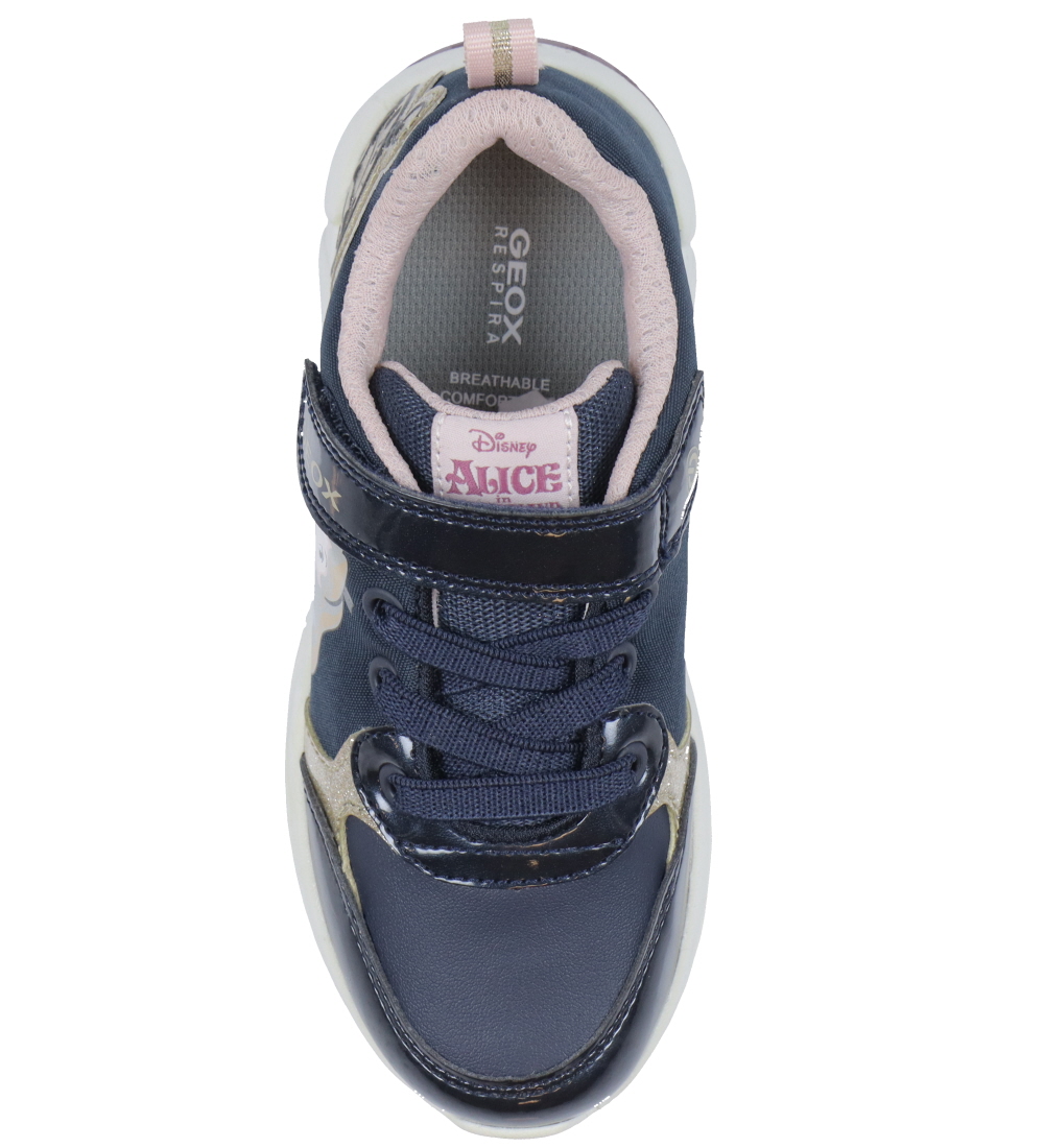 Geox Light-Up Shoes - J Fadinlight - Tex - Navy/Platinum