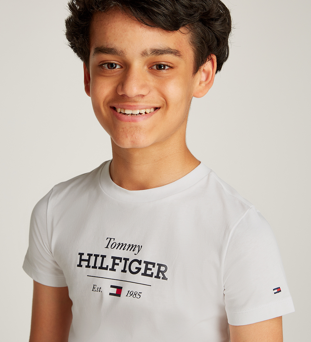 Tommy Hilfiger T-shirt - Monotype 1985 - White