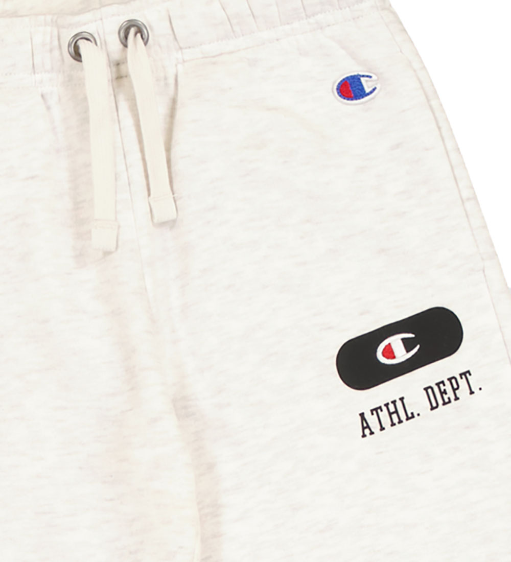 Champion Jogginghosen - Straight Saum - Grau Melange Light