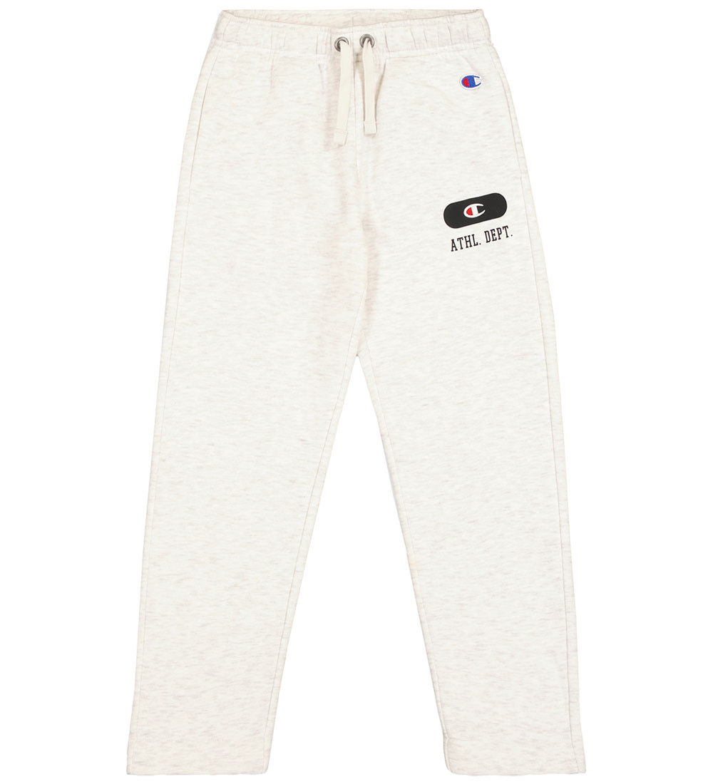 Champion Jogginghosen - Straight Saum - Grau Melange Light