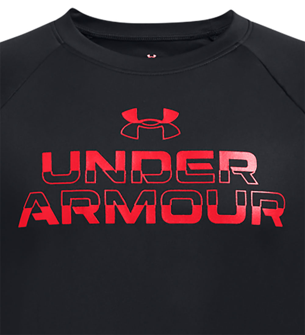 Under Armour T-shirt - Tech Split Wordmark - Black