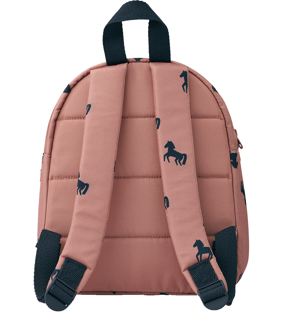 Liewood Backpack - Allan - Horses/Dark Rosetta