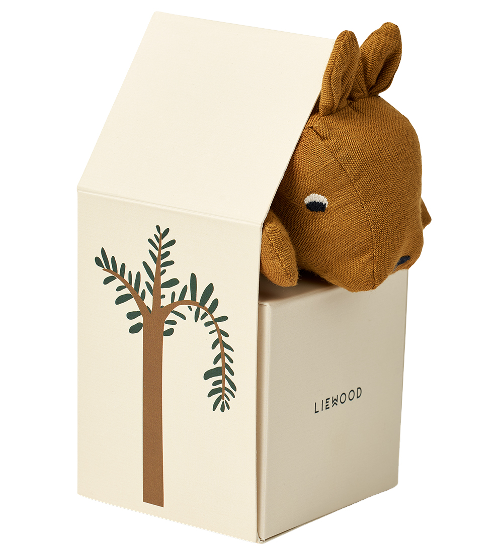 Liewood Rattle - Myra - Small - Kangaroo/Golden Caramel