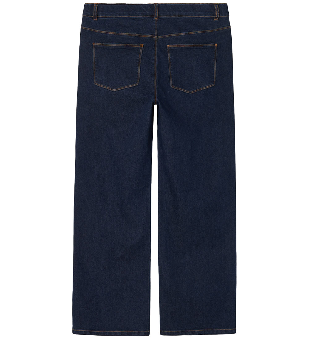 LMTD Jeans - NlfTulrichia Wide Leg - Dark Blue Denim