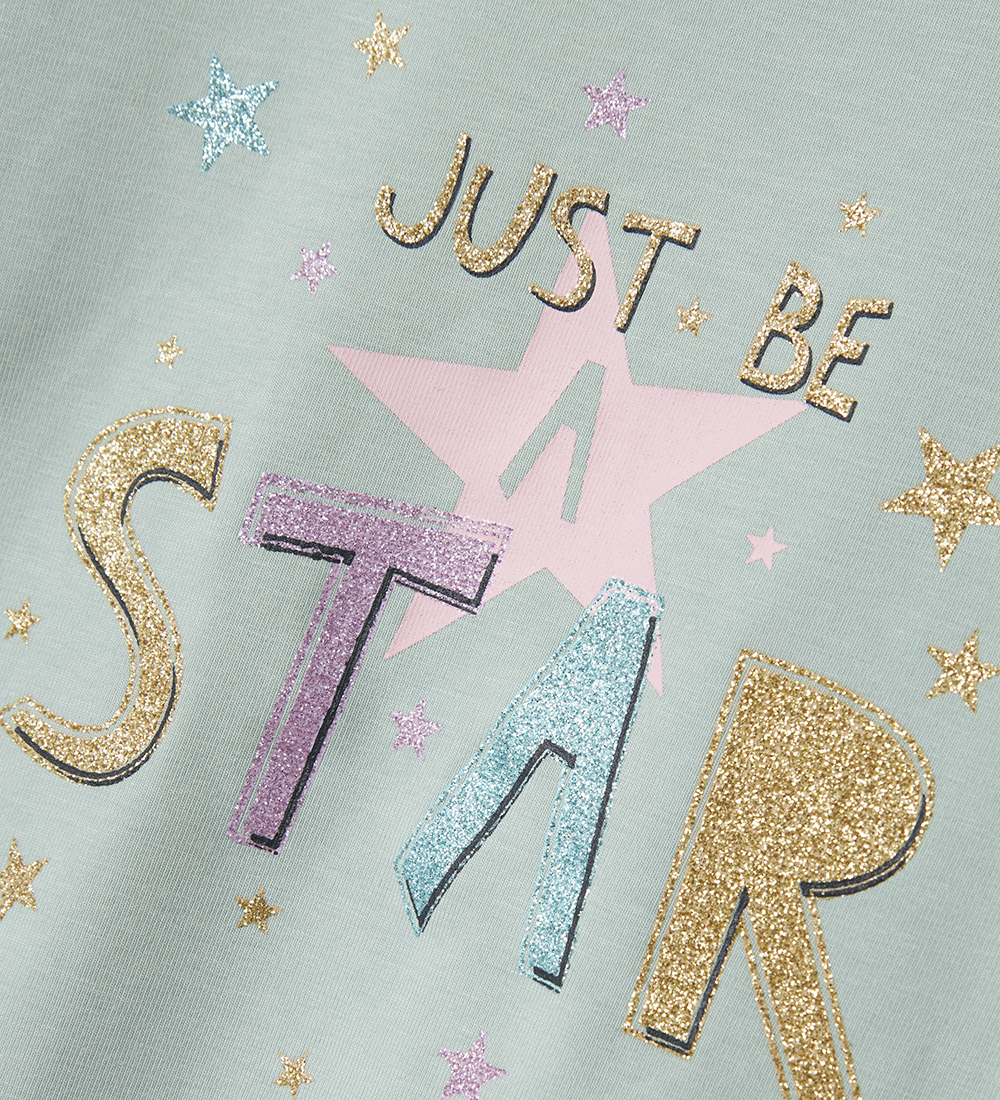 Name It Blouse - NmfVix - Gray Mist/Just Be A Star