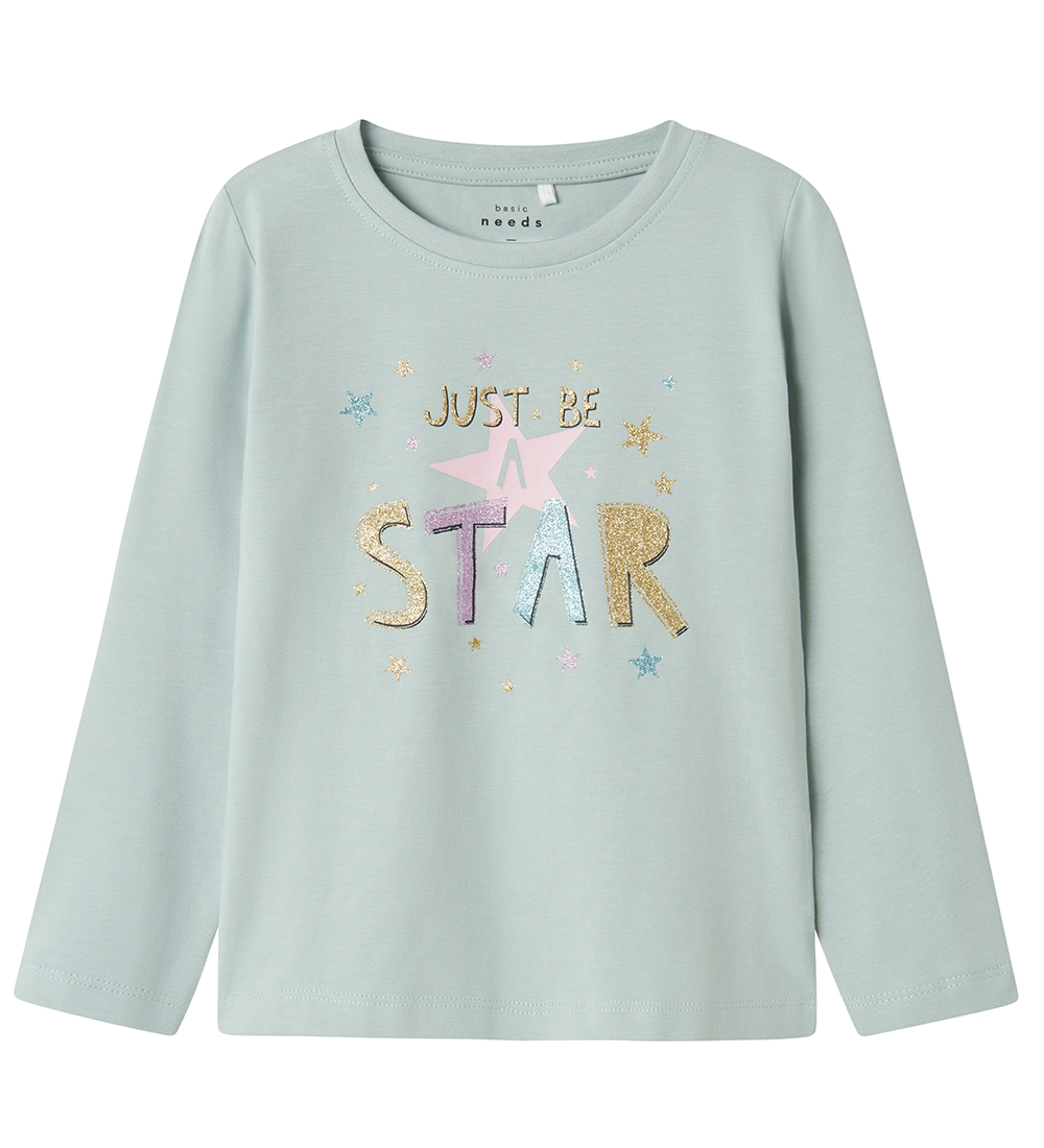 Name It Blouse - NmfVix - Gray Mist/Just Be A Star