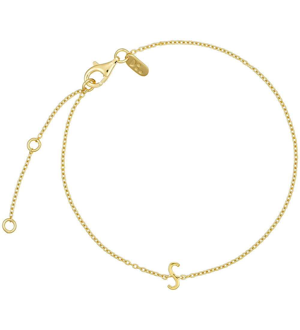 Design Letters Bracelet - S - 18K Gold Plated