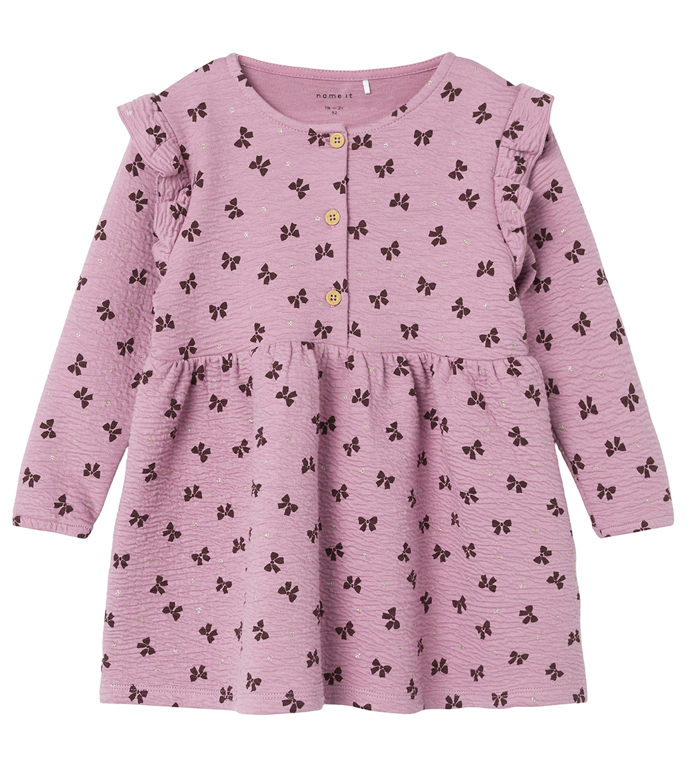 Name It Kjóll - NmfRdolly - Mauve Orchid