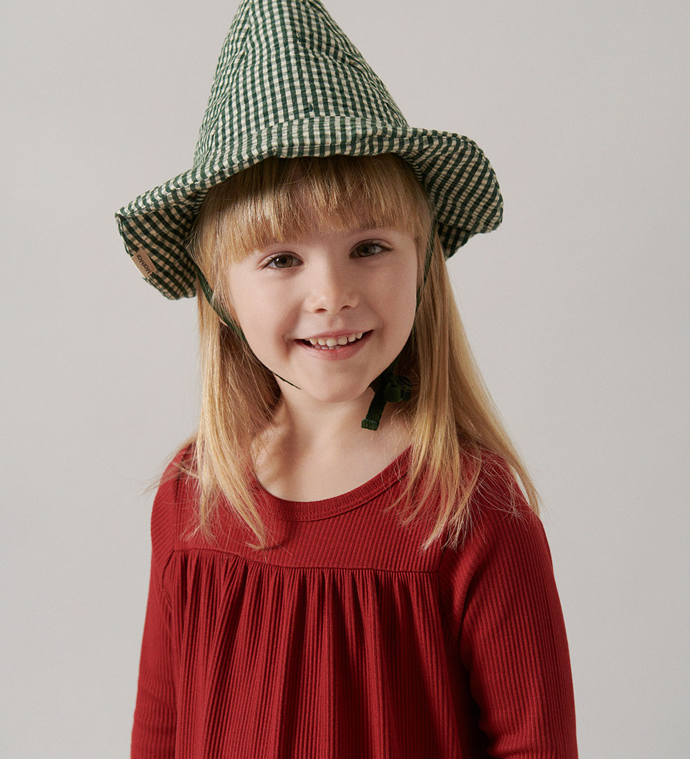 MarMar Dress - Rib - Shower - Hibiscus Red