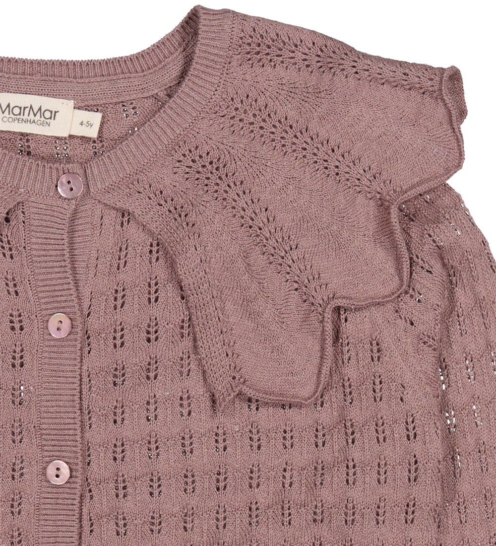 MarMar Cardigan - Knitted - Thalla - Dusty Mauve