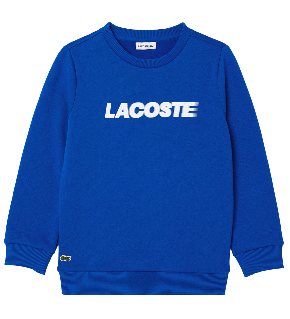 Lacoste Sweatshirt - Lazuli m. Weiß