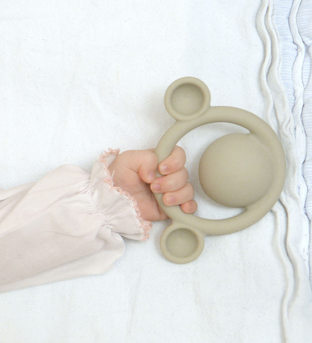 Moluk Beißring - Silikon - Beige