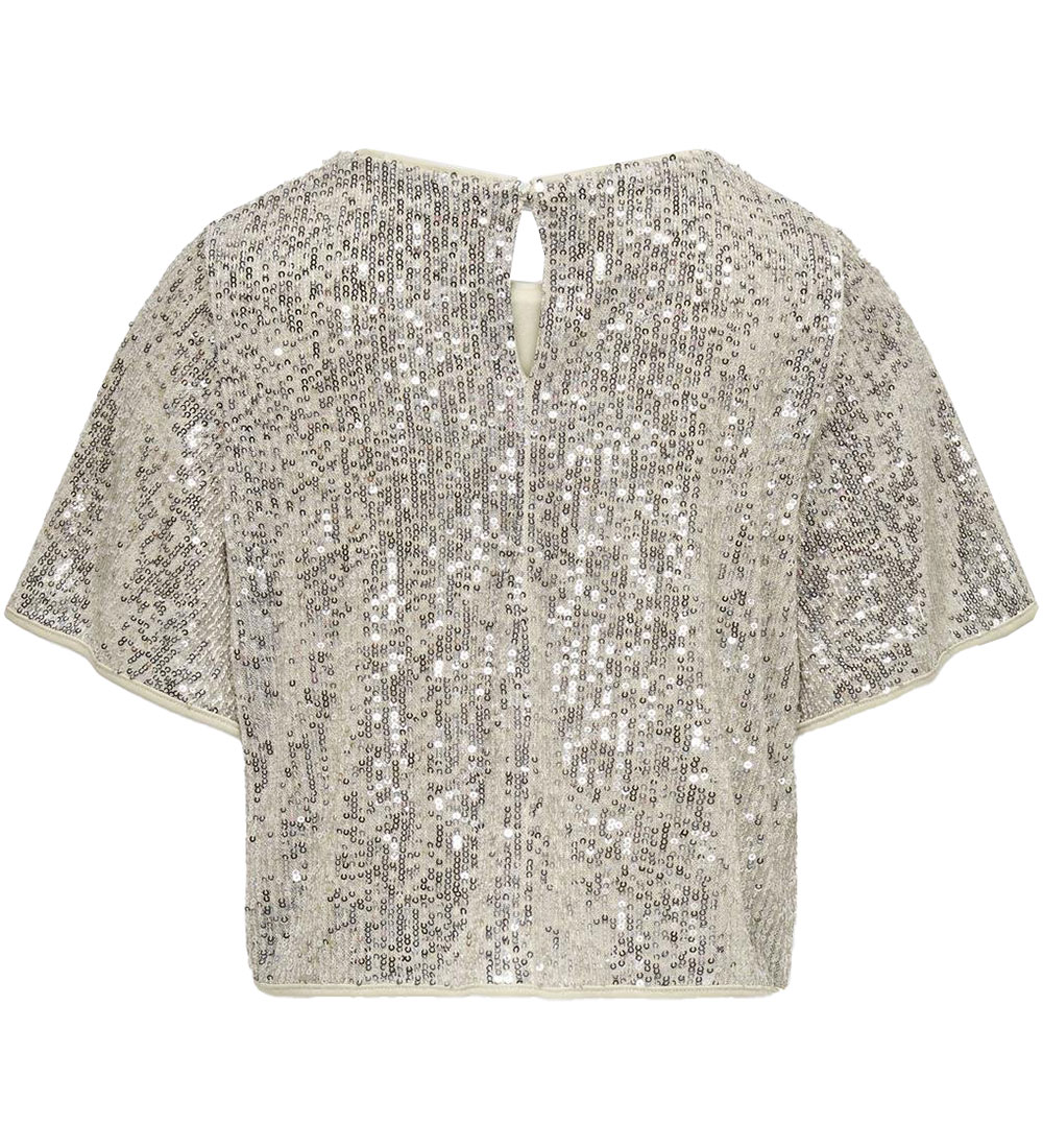 Kids Only T-shirt - KogFransa - Moonbeam w. Sequins