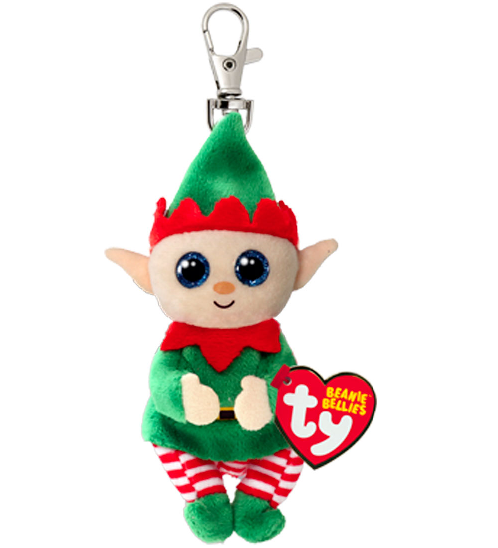 Ty Keychain w. Soft Toy - Beanie Bellies - 10 cm - Elfonzo