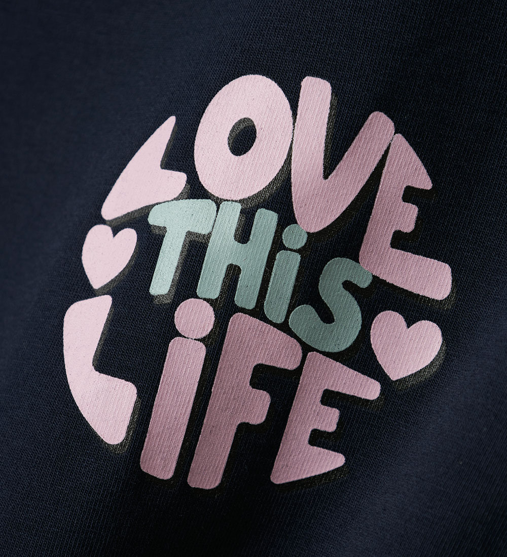 Name It Blouse - NkfVix - Dark Sapphire/Love This Life