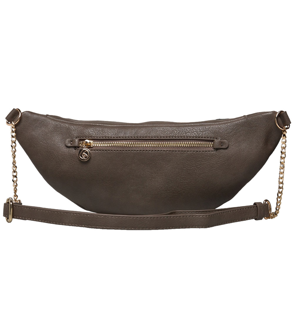 Rosemunde Hliðartaska - Taupe Brown/Gold