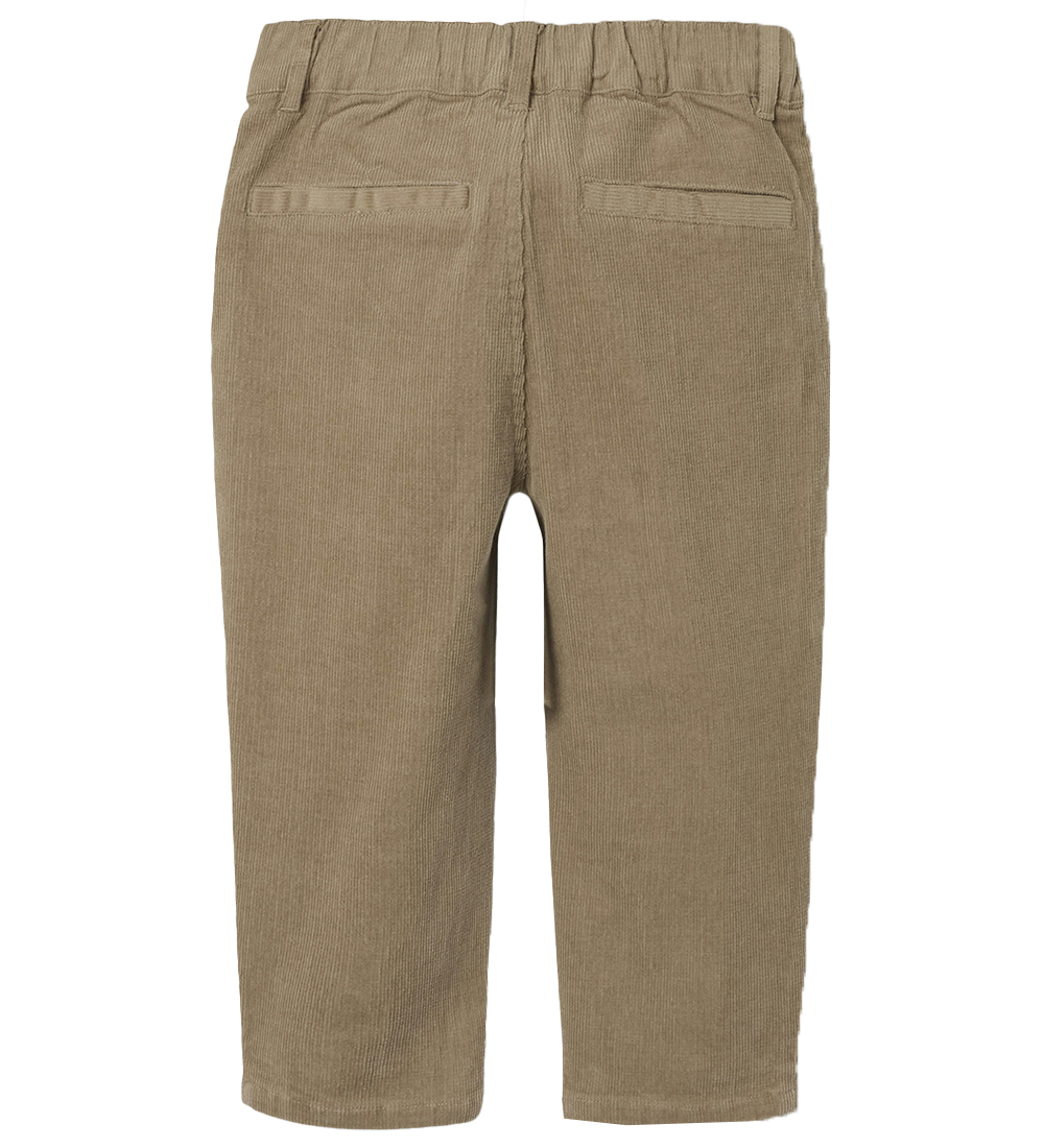 Name It Corduroy Trousers - NmmBen - Weathered Teak