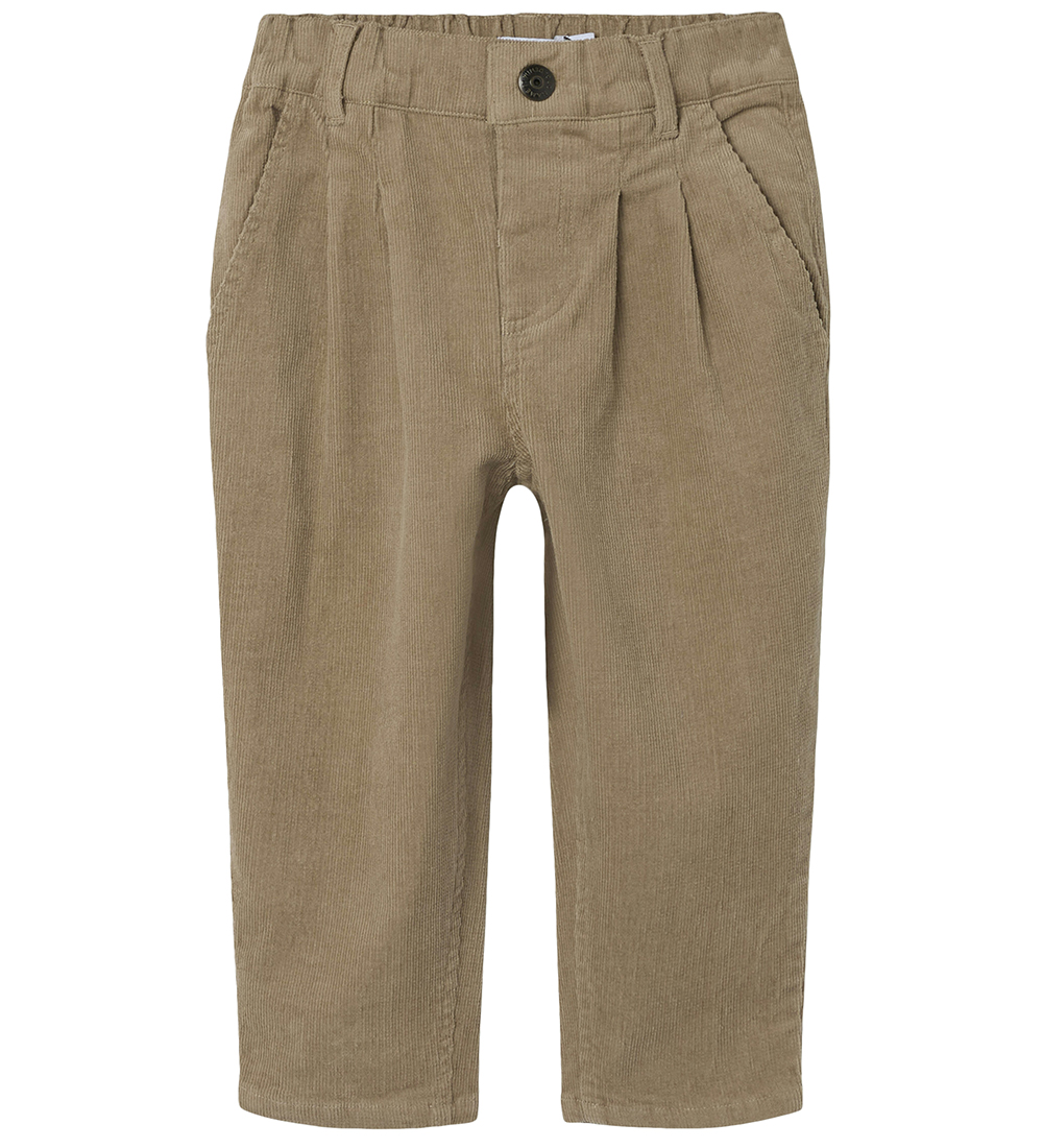 Name It Corduroy Trousers - NmmBen - Weathered Teak