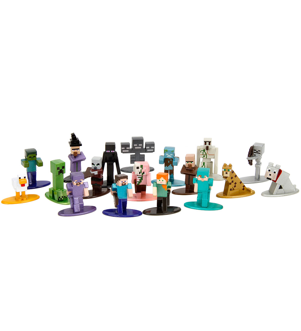 Jada Toy Figurine - 18 pcs - Minecraft Multi-Pack Nanofigs